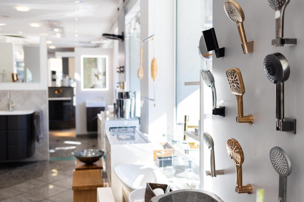 Badausstellung Blick in die Ausstellungsräume